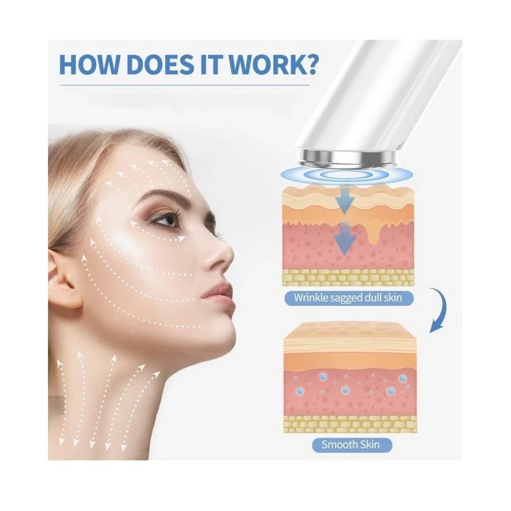6‎ in 1 Massager Skin Anti-Aging Machine Light Therapy for Face Eye Neck Lifting
